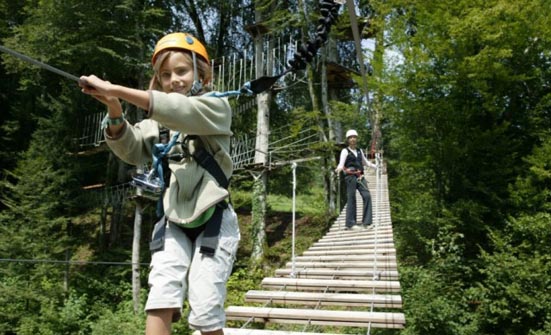Hochseilpark Teufelsgraben in Seeham